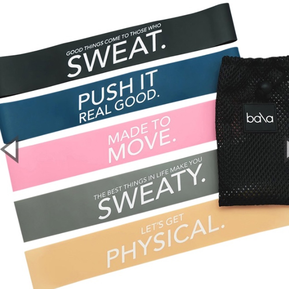 Bala resistance bands - set of 5